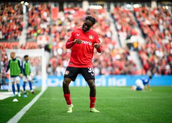 Ghanaian right-back Jeremie Frimpong scores brace in Bayer Leverkusen’s big win over Schalke