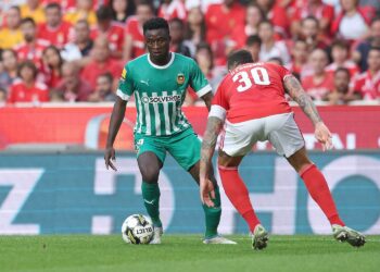 In-form Ghanaian attacker Abdul-Aziz Yakubu reacts to Rio Ave’s defeat to Benfica