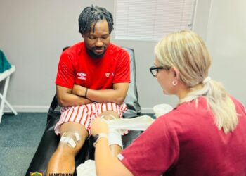 Hearts of Oak midfielder Abdul-Aziz Nurudeen starts rehabilitation after successful surgery