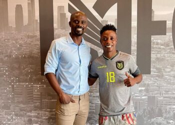 Black Stars assistant George Boateng scouts Latif Blessing and Kwadwo Opoku