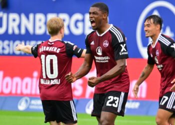 Ghanaian forward Kwadwo Duah scores 4th goal to power Nürnberg to victory at Düsseldorf