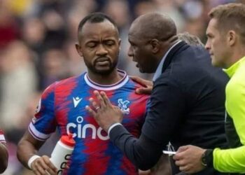 He’s always happy to be on the field regardless of his position- Patrick Vieira on Jordan Ayew