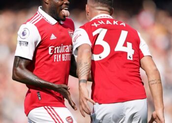 Thomas Partey scores as Arsenal beat Tottenham in North London derby