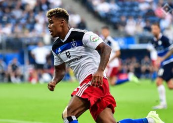 Ghanian forward Ransford-Yeboah Königsdörffer scores in Hamburg home defeat to FC Magdeburg