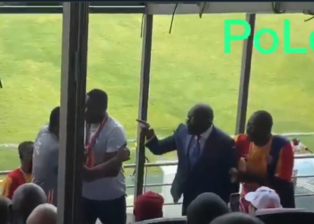 VIDEO: Hearts bosses Vincent Sowah Odotei and Elvis Herman Hesse clash over CAF Confederations Cup elimination