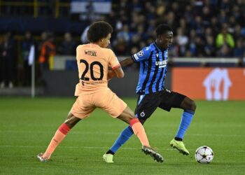 Ghanaian duo Denis Odoi, Kamal Sowah get UCL knockout rounds qualification with club Club Brugge