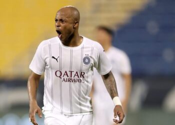 Andre Ayew finds the net as Al-Sadd loses 3-2 to Qatar SC