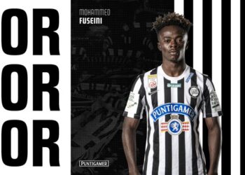 Ghanaian forward Mohammed Fuseini on target for Sturm Graz in victory against Austria Vienna