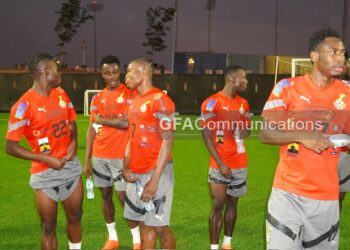 Video: Watch Black Stars first training in Abu Dhabi