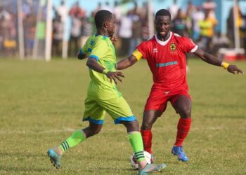 Bechem United star midfielder Kwadwo Seth in ecstacy after win over Asante Kotoko