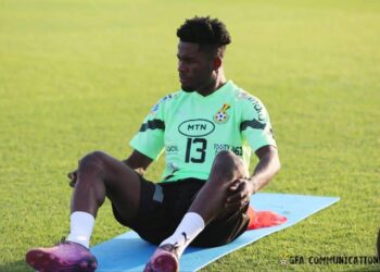 Hearts talisman Daniel Afriyie Barnieh appears in Black Stars training pictures for the first time