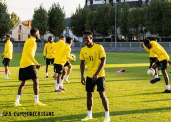 Black Stars hold first successful training in Abu Dhabi