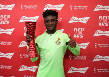 Mohammed Kudus wins Man-Of-The-Match award in Ghana’s win over South Korea