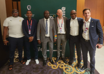 FIFA chiefs visit GFA leadership at Black Stars camp in Qatar