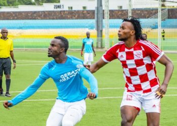 Ghanaian striker Moro Sumaila moves on top of goal king race in Rwanda