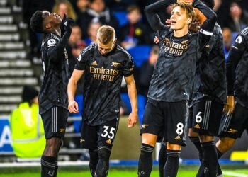 The man to call: Eddie Nketiah has scored seven goals in last 10 Premier League starts