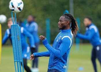 Gideon Mensah returns to club training after disastrous World Cup campaign