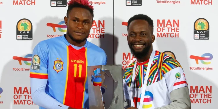 Jonathan Ikangalombo - DR Congo winger wins MoTM award at CHAN 2022