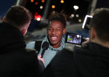 Brandon Thomas-Asante reacts to his “lifeline” injury-time equaliser against Chesterfield