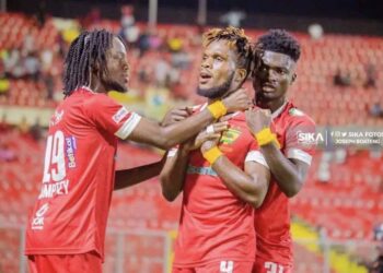 Ghana Premier League: Asante Kotoko 4-0 Accra Lions – Mukwala bags brace as Porcupines whip ‘Sleeping’ Lions