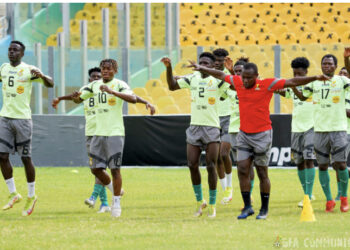 Caf U23 AfconQ: Black Meteors hold final training session ahead of trip to Algeria