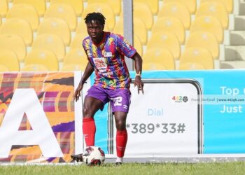 Samuel Inkoom salutes Hearts of Oak teammates after hard-fought win over Kotoku Royals