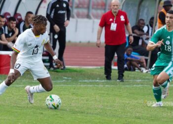 Video: Watch Fatawu Issahaku’s brilliant header that qualified Ghana to the Caf U23 Afcon ahead of Algeria