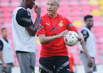 IN PICTURES: Black Stars holds final training session ahead of Angola clash on Monday