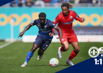 Ghana forward Braydon Manu dazzles, scores, provides assist as Darmstadt beat Paderborn