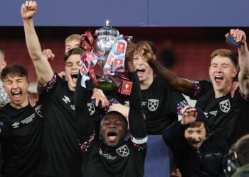West Ham U18 ‘sensational’ captain Gideon Kodua reacts after FA Youth Cup triumph
