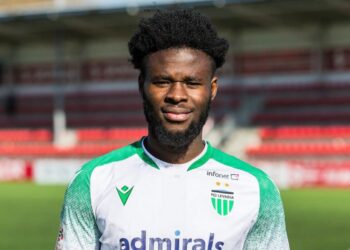 Ghana’s Ernest Agyiri wins Man of the Match award in Tallinn Derby