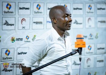 Hearts of Oak coach David Ocloo not giving up on GPL title chase after Nsoatreman win