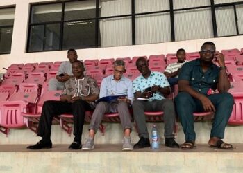 Social media users react to Black Stars coach Chris Hughton’s continuous monitoring of local games