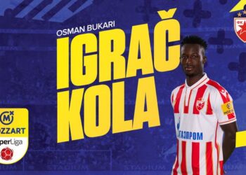 Ghanaian forward Osman Bukari wins Serbian SuperLiga player of the week