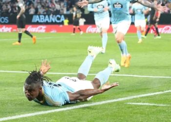 Ghanaian defender Joseph Aidoo wins Man-Of-The-Match award after netting third goal in Spain