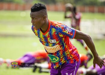 Video: Hearts of Oak defender Robert Addo Sowah resumes ‘light training’ after injury layoff