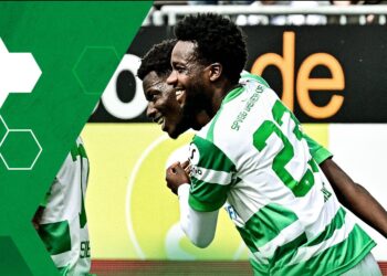 Ghanaian forward Ragnar Ache scores in Greuther Fürth’s win at Sandhausen