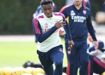 Ghana target Eddie Nketiah returns from injury ahead of Arsenal’s game at West Ham