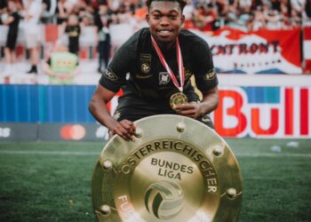Promising Ghanaian midfielder Forson Amankwah wins Austrian Bundesliga title with Red Bull Salzburg
