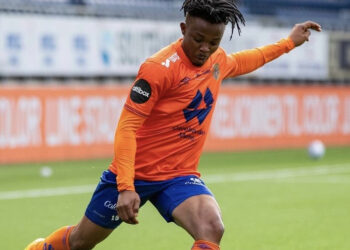 Ghanaian striker Isaac Atanga scores in Aalesund loss to Sarpsborg 08 in Norway