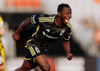 VIDEO: Yaw Yeboah scores a beauty in Columbus Crew big win over Loudon United in US Open Cup