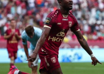 Ghanaian striker Joel Fameyeh scores in Rubin Kazan win over Akron Togliatti in Russia