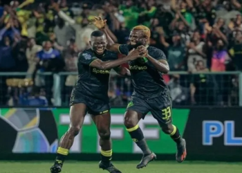 CAF CC: Ghanaian striker Bernard Morrison scores as Young Africans beat Marumo Gallants to earn first-leg advantage