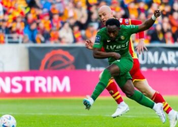 Ghanaian forward John Yeboah nets seventh League goal in Poland for Slask Wroclaw