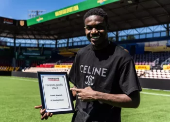 Ghanaian youngster Ernest Nuamah voted Player of the Spring by Coaches in Denmark