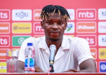 PHOTOS: Serbian powerhouse Red Star Belgrade unveil Ghana midfielder Edmund Addo