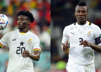 Ajax star Mohammed Kudus pays tribute to Ghana’s all-time top scorer Asamoah Gyan after retirement