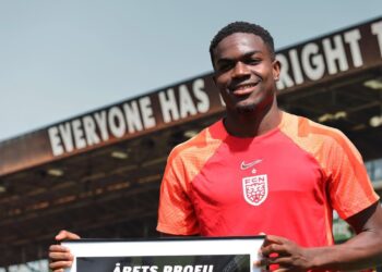 Ghana forward Ernest Nuamah wins Player of the Year award