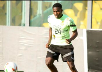 Ghana’s new sensation Ernest Nuamah trains with Black Stars for the first time