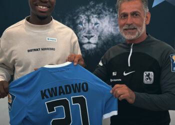 German side 1860 Munich sign Ghanaian Leeroy Kwadwo